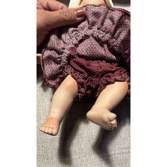 UFDC Convention Souvenir Doll 1987 MARY Porcelain Cloth Body LINDA STEELE - Picture 3 of 8